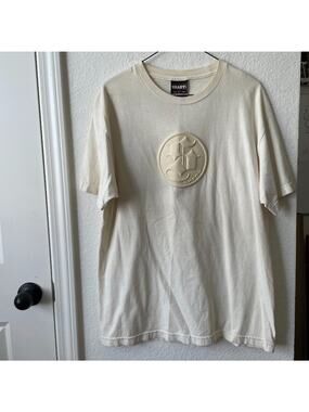 Vintage Y2K Ivory Eminem Shady LTD Embossed T Shirt Sz M